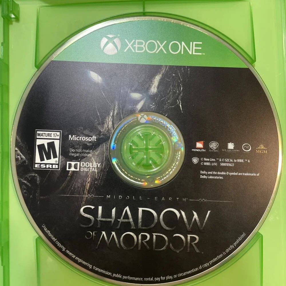 Middle-earth: Shadow of Mordor (Microsoft Xbox One, 2014)